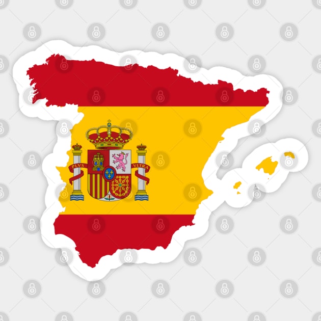 Spain Flag Sticker by Islanr